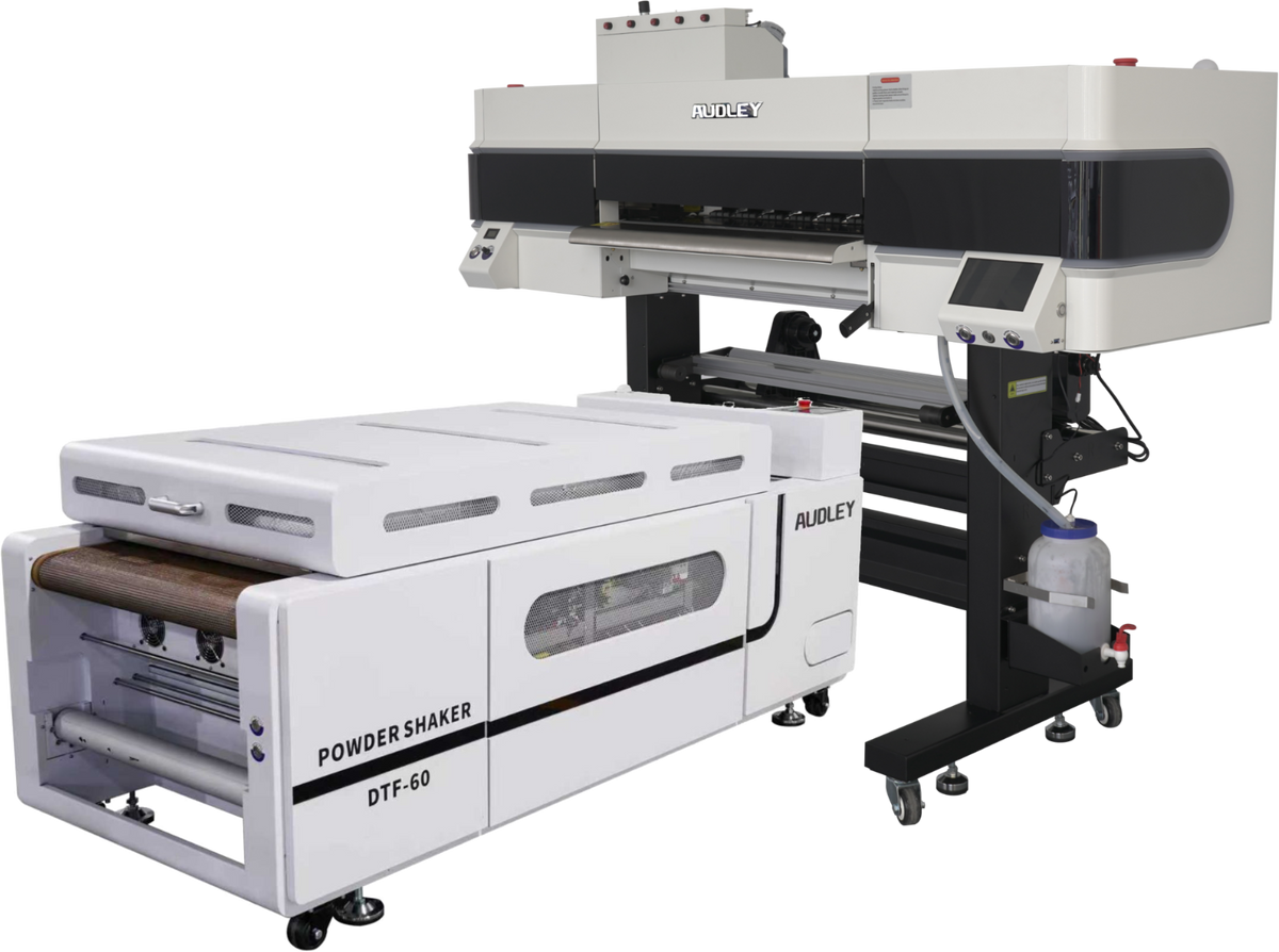 Audley 24" 2-Head WiFi DTF Printer & ADL07K12 Shaker Set